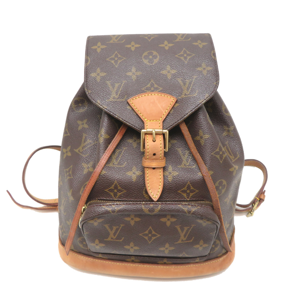 Louis Vuitton Backpack LV Montsouris Brown Monogram Daypack Brown